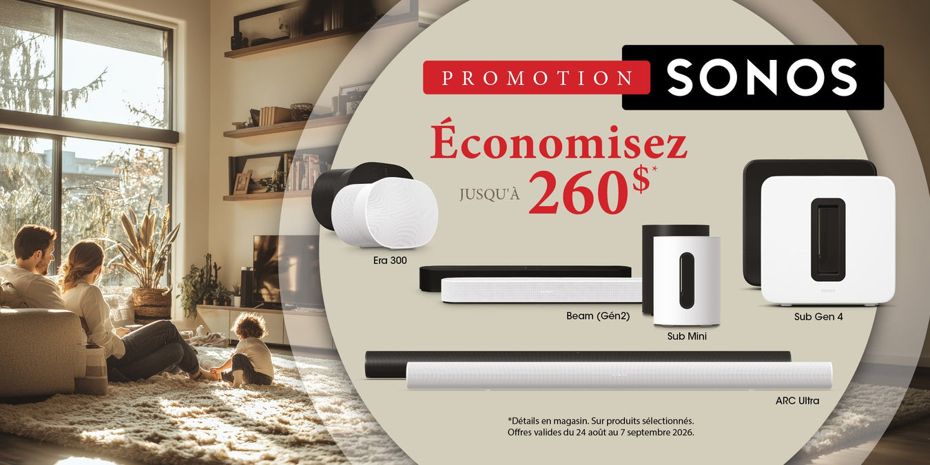 Promotion pour la fête du Travail avec Sonos | SONXPLUS La Sarre