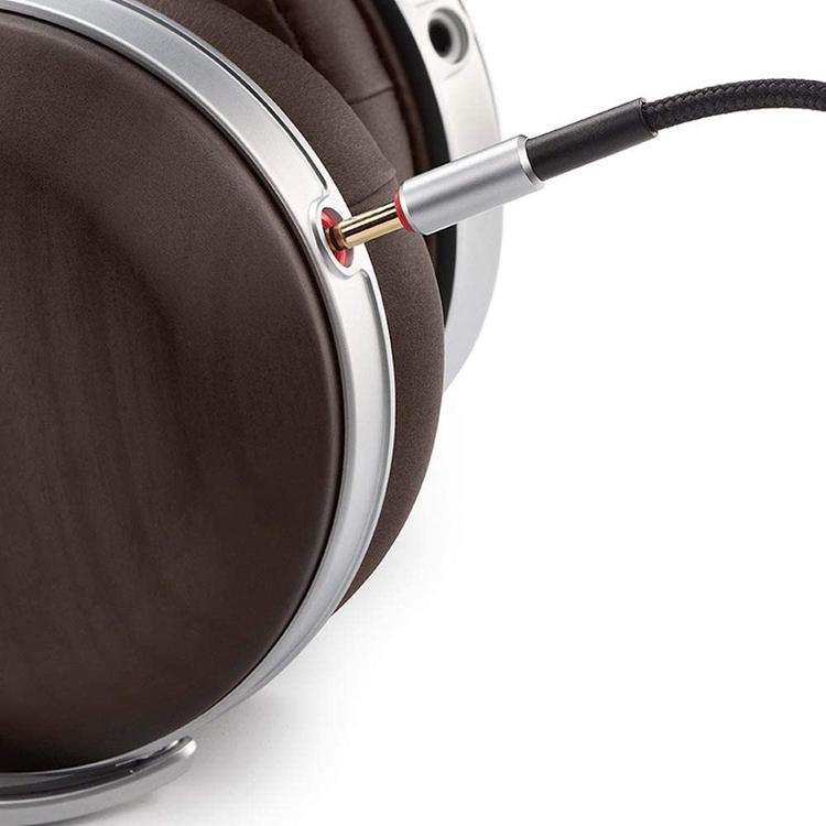Denon AH-D5200 | Écouteur filaire circum-auriculaire - Coques en Zebrawood - Structure en Aluminium - Haut de gamme - Léger - Brun-SONXPLUS La Sarre