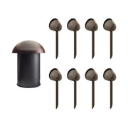 Paradigm Garden Oasis Essentials System | Ensemble d'Haut-parleurs Extérieur - 8 Haut-parleurs - 1 Caisson de grave - Bronze-SONXPLUS La Sarre