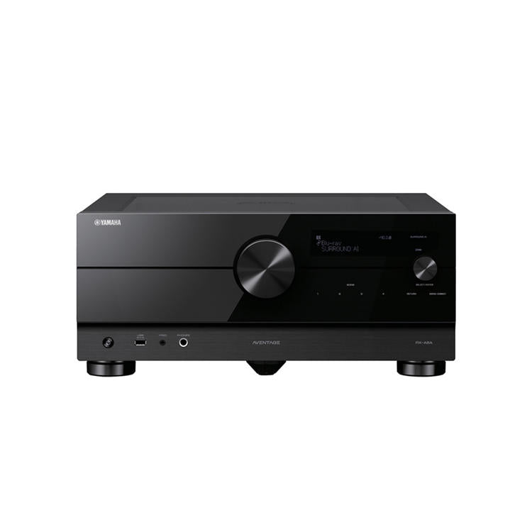 Yamaha RXA8A | Récepteur AV cinéma maison 11.2 - Série Aventage - HDMI 8K - MusicCast - HDR10+ - 150W X 11 avec Zone 3 - Noir-SONXPLUS La Sarre