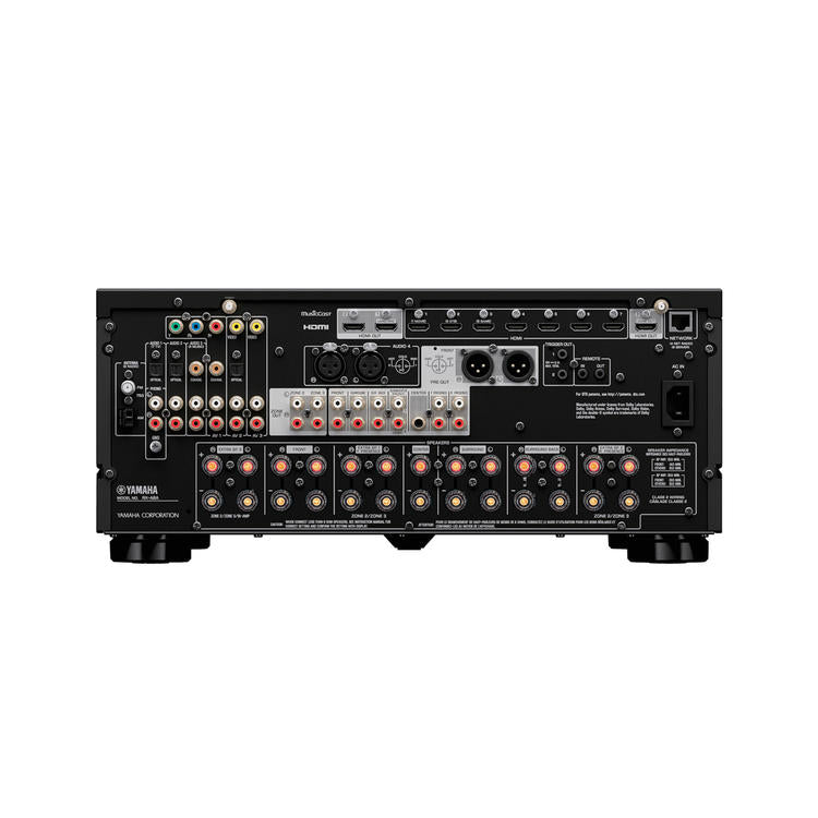 Yamaha RXA8A | Récepteur AV cinéma maison 11.2 - Série Aventage - HDMI 8K - MusicCast - HDR10+ - 150W X 11 avec Zone 3 - Noir-SONXPLUS La Sarre