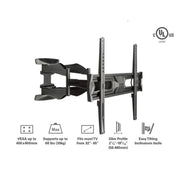 Syncmount SM-3265FM | Support mural articulé pour téléviseur 32" à 65" - Jusqu'à 66 lb-SONXPLUS La Sarre