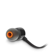 JBL Tune 110 | Écouteurs filaire intra-auriculaires - Avec télécommande 1 bouton - Microphone - Noir-SONXPLUS La Sarre