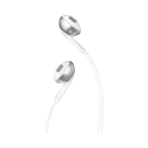 JBL Tune 205 | Écouteurs filaire intra-auriculaires - JBL Pure Bass - Microphone - Chrome-SONXPLUS La Sarre