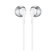 JBL Tune 205 | Écouteurs filaire intra-auriculaires - JBL Pure Bass - Microphone - Chrome-SONXPLUS La Sarre