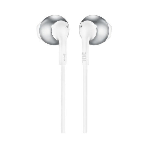 JBL Tune 205 | Écouteurs filaire intra-auriculaires - JBL Pure Bass - Microphone - Chrome-SONXPLUS La Sarre
