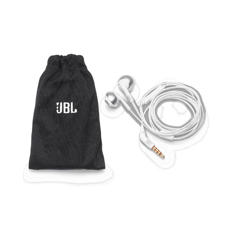 JBL Tune 205 | Écouteurs filaire intra-auriculaires - JBL Pure Bass - Microphone - Chrome-SONXPLUS La Sarre