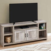 Monarch Specialties I 2742 | Meuble TV - 60" - Imitation bois - Taupe-SONXPLUS La Sarre
