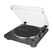 Audio-Technica AT-LP60XBTBK | Table tournante Stéréo - Sans fil - Bluetooth - Entraînement par courroie - Entièrement automatique - Noir-SONXPLUS La Sarre