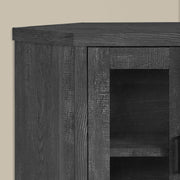 Monarch Specialties I 2716 | Meuble TV - 42" - En coin - Imitation bois - Noir-La Sarre