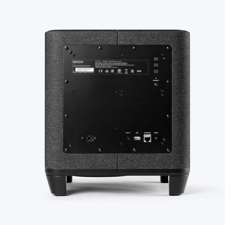 Denon Home Sub | Caisson de graves 8" - Sans fil - HEOS intégré - Connexion Wifi - Compatible avec barre de son et haut-parleurs Denon Home - Noir-SONXPLUS La Sarre