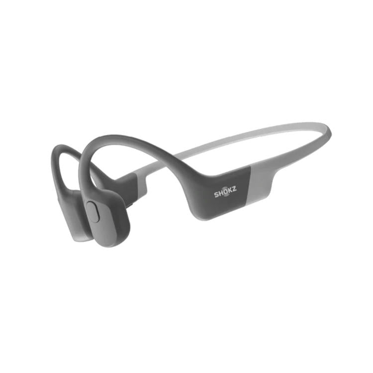 SHOKZ OpenRun | Écouteurs à conduction osseuse - Sport - Bluetooth - 8 Heures d'autonomie - Gris-SONXPLUS La Sarre