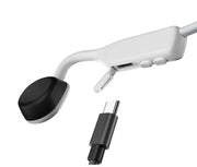SHOKZ OpenMove | Écouteurs à conduction osseuse - Bluetooth - 6 Heures d'autonomie - Blanc Alpin-SONXPLUS La Sarre