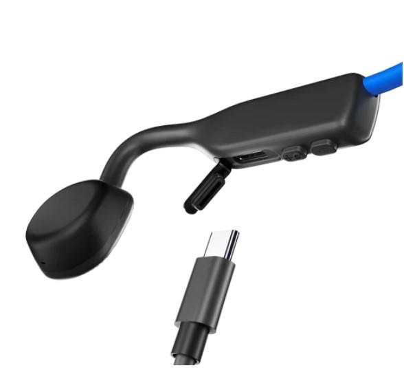 SHOKZ OpenMove | Écouteurs à conduction osseuse - Bluetooth - 6 Heures d'autonomie - Elévation Bleu-SONXPLUS La Sarre