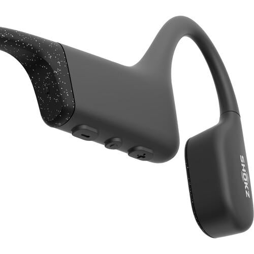 SHOKZ OpenSwim | Écouteurs à conduction osseuse - Pour Natation - Sans fil - Étanchéité IP68 - 8 Heures d'autonomie - Noir-SONXPLUS La Sarre