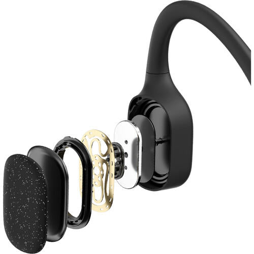 SHOKZ OpenSwim | Écouteurs à conduction osseuse - Pour Natation - Sans fil - Étanchéité IP68 - 8 Heures d'autonomie - Noir-SONXPLUS La Sarre