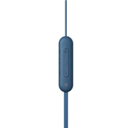 Sony WI-C100 | Écouteurs intra-auriculaires - Sans fil - Bluetooth - Autour du cou - Microphone - IPX4 - Bleu-SONXPLUS La Sarre