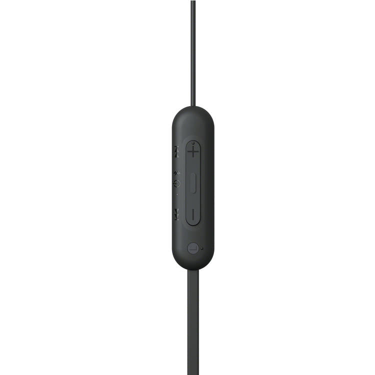 Sony WI-C100 | Écouteurs intra-auriculaires - Sans fil - Bluetooth - Autour du cou - Microphone - IPX4 - Noir-La Sarre