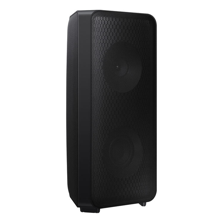 Samsung MX-ST40B | Haut-parleur portable puissant - Tour de son - Bluetooth - 160W - Bidirectionnels - Lumières à DEL - Connexion Bluetooth multiple - Noir-La Sarre
