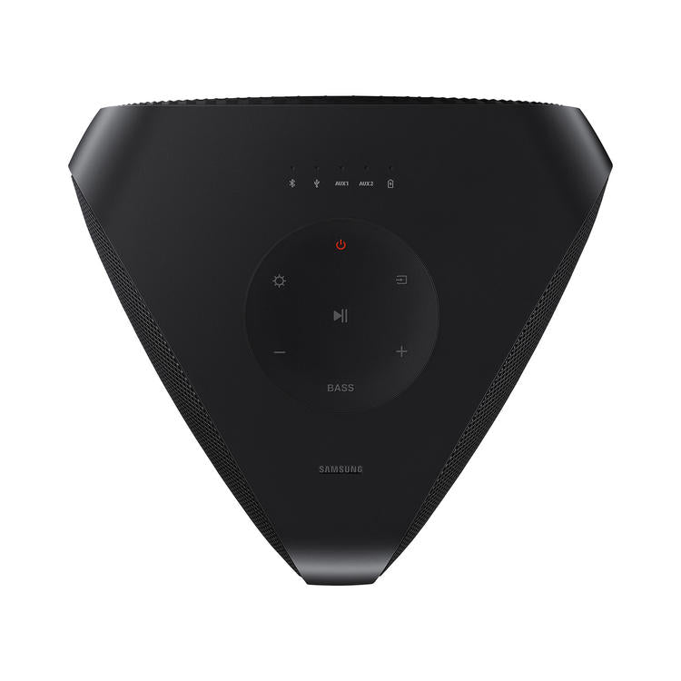 Samsung MX-ST40B | Haut-parleur portable puissant - Tour de son - Bluetooth - 160W - Bidirectionnels - Lumières à DEL - Connexion Bluetooth multiple - Noir-La Sarre