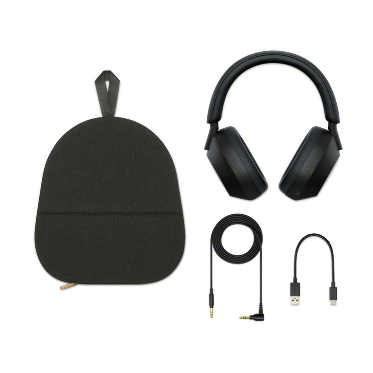 Sony WH-1000XM5/B | Écouteurs sans fil circum-auriculaires - Réduction de bruit - 8 Microphones - Noir-SONXPLUS La Sarre