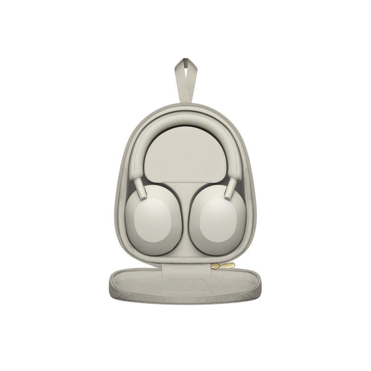 Sony WH-1000XM5/S | Écouteur sans fil circum-auriculaire - Réduction de bruit - 8 Microphones - Argent-La Sarre