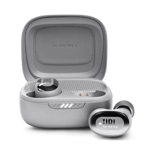 JBL Live Free 2 | Écouteurs intra-auriculaires - 100% Sans fil - Bluetooth - Smart Ambient - Microphones - Argent-SONXPLUS La Sarre