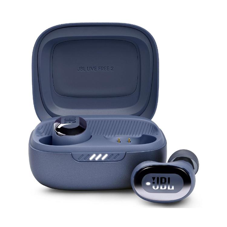 JBL Live Free 2 | Écouteurs intra-auriculaires - 100% Sans fil - Bluetooth - Smart Ambient - Microphones - Bleu-SONXPLUS La Sarre