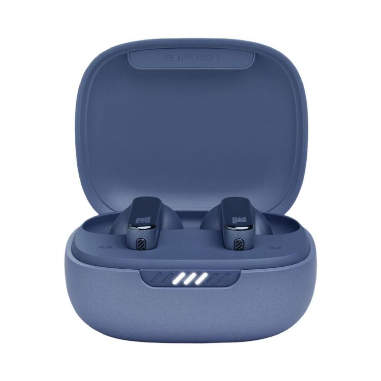 JBL Live Pro 2 TWS | Écouteurs intra-auriculaires - 100% Sans fil - Bluetooth - Smart Ambient - 6 Microphones - Bleu-SONXPLUS La Sarre