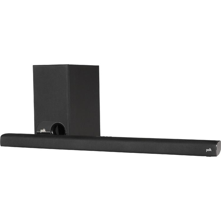 Polk Signa S2 | Barre de son universelle - Avec Caisson de graves sans fil - Bluetooth - Expérience de Cinéma Maison - Voice Adjust - HDMI - Noir-SONXPLUS La Sarre