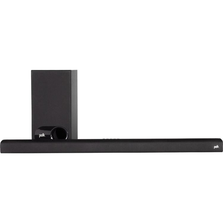 Polk Signa S2 | Barre de son universelle - Avec Caisson de graves sans fil - Bluetooth - Expérience de Cinéma Maison - Voice Adjust - HDMI - Noir-SONXPLUS La Sarre
