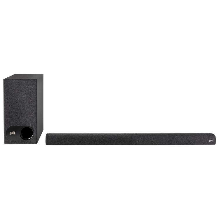 Polk Signa S3 | Barre de son universelle - Avec Caisson de graves sans fil - Bluetooth - Expérience de Cinéma Maison - Voice Adjust - Chromecast intégré - Noir-SONXPLUS La Sarre
