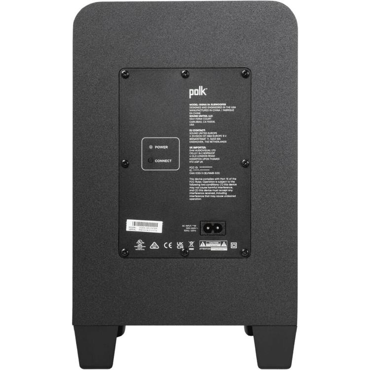 Polk Signa S4 | Barre de son 3.1.2 Certifié Dolby Atmos - Avec Caisson de graves sans fil - Bluetooth - Expérience de Cinéma Maison - Voice Adjust - Noir-SONXPLUS La Sarre