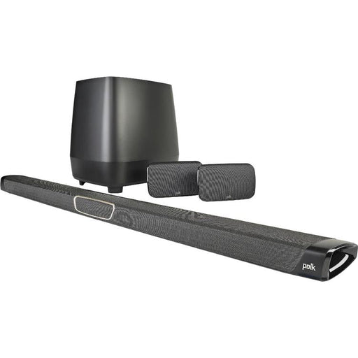 Polk MagniFi MAX SR | Système Cinéma maison 5.1 - Barre de son Max - 1 Caisson de graves sans fil - 2 Haut-parleurs surround sans fil - Noir-SONXPLUS La Sarre