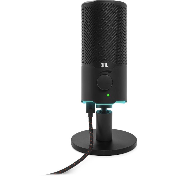 JBL Quantum Stream | Microphone - Filaire - Double condensateur - USB - Noir-SONXPLUS La Sarre