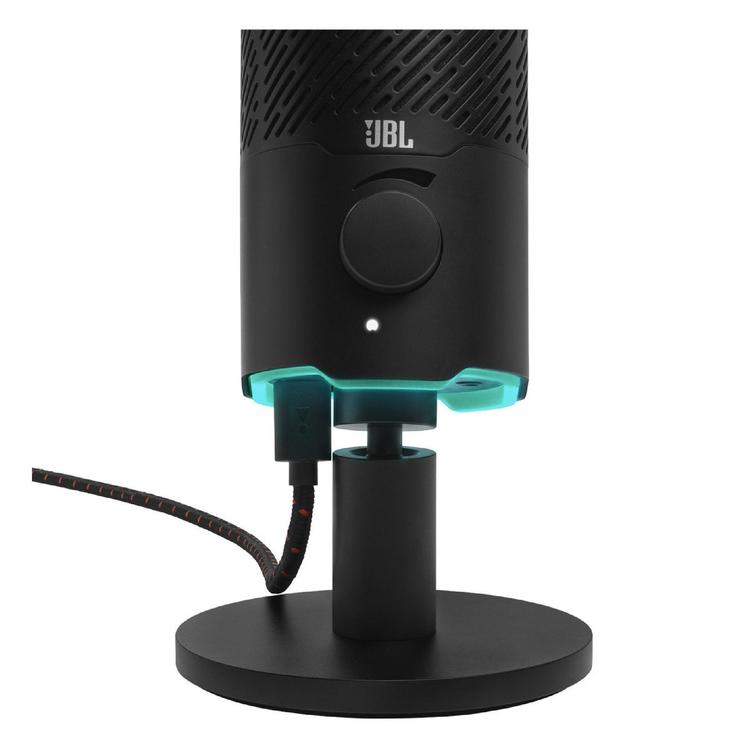 JBL Quantum Stream | Microphone - Filaire - Double condensateur - USB - Noir-SONXPLUS La Sarre