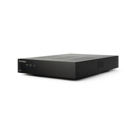Paradigm X-500 | Amplificateur stéréo - 2 canaux ou monocanal ponté - Jusqu’à 500 watts de puissance - Mince - Noir-SONXPLUS La Sarre