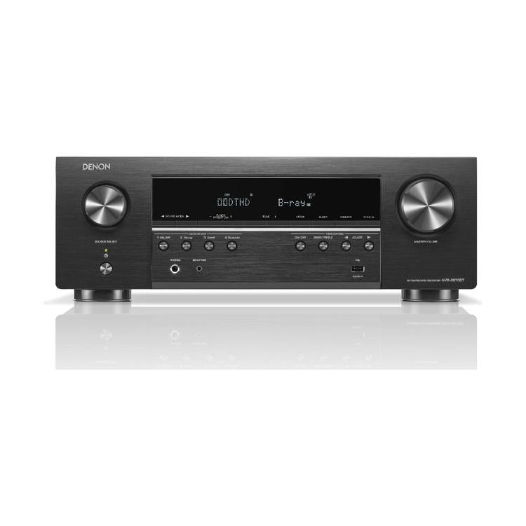 Denon AVRS570BT | Récepteur AV 5.2 canaux - Cinéma maison - 8K - Bluetooth - Noir-SONXPLUS La Sarre