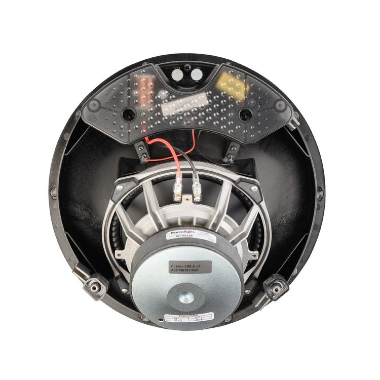 Paradigm CI Elite E80-A V2 | Haut-parleur encastré - Plafonnier - SHOCK-MOUNT - Blanc - Surface prête à peindre - Unité-La Sarre