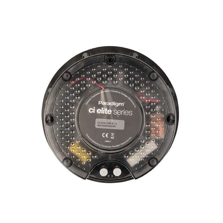 Paradigm CI Elite E65-R V2 | Haut-parleur 6-1/2" encastré - Plafonnier - SHOCK-MOUNT - Noir - Surface blanche prête à peindre - Unité-SONXPLUS La Sarre