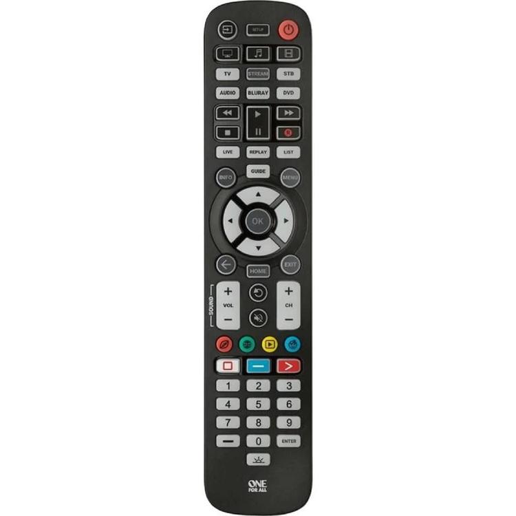 One for All URC3660R | Télécommande universelle pour téléviseur - Série Essential - Pour 6 appareils-SONXPLUS La Sarre