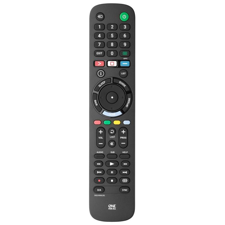 One for All URC4812R | Télécommande de remplacement direct pour tout téléviseur Sony - Série Replacement - Noir-SONXPLUS La Sarre