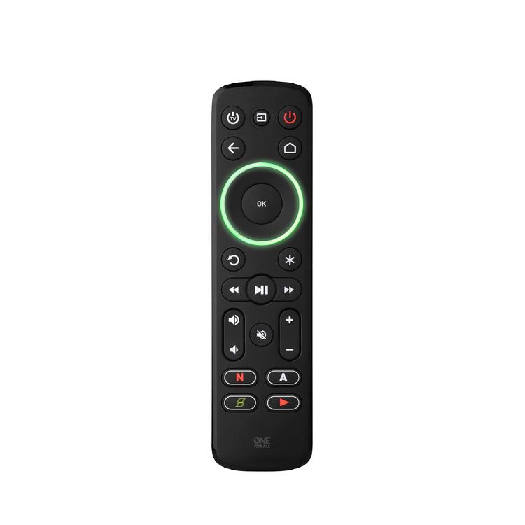 One for All URC7935R | Télécommande universelle intelligente pour téléviseur, appareil de streaming et barre de son - Série Smart - Noir-SONXPLUS La Sarre