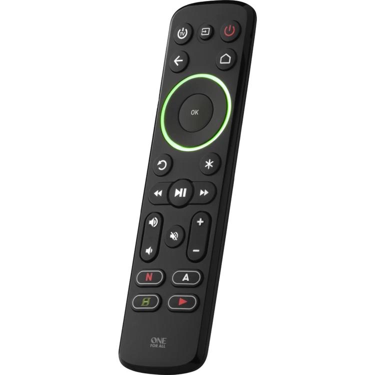 One for All URC7935R | Télécommande universelle intelligente pour téléviseur, appareil de streaming et barre de son - Série Smart - Noir-SONXPLUS La Sarre