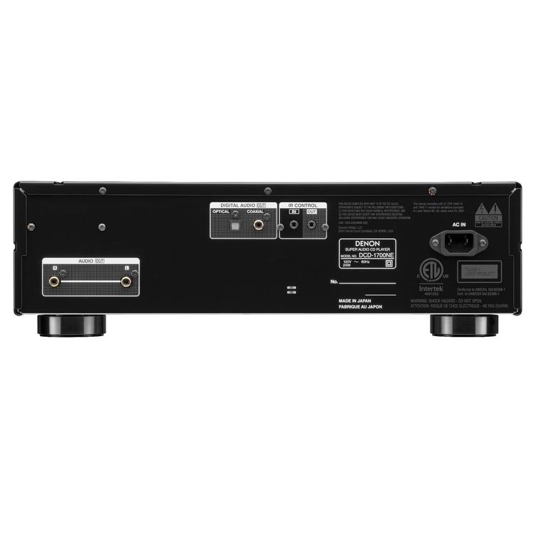 Denon DCD-1700NE | Lecteur CD/SACD - Avec Advanced AL32 Processing Plus - Mécanisme SVH - Noir-SONXPLUS La Sarre