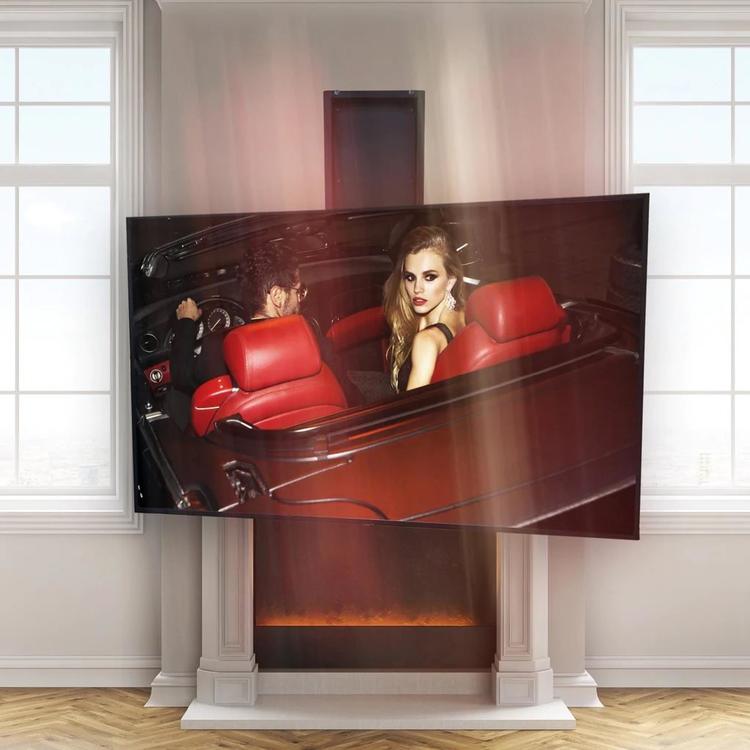 MantelMount MM860 | Support mural pour téléviseur 50”-100” - Rabattable et pivotant motorisé - Série Pro-La Sarre