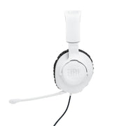 JBL Quantum 100P | Casque de jeu filaire circum-auriculaire - Pour Console Playstation - Blanc/Bleu-SONXPLUS La Sarre