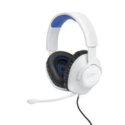 JBL Quantum 100P | Casque de jeu filaire circum-auriculaire - Pour Console Playstation - Blanc/Bleu-SONXPLUS La Sarre