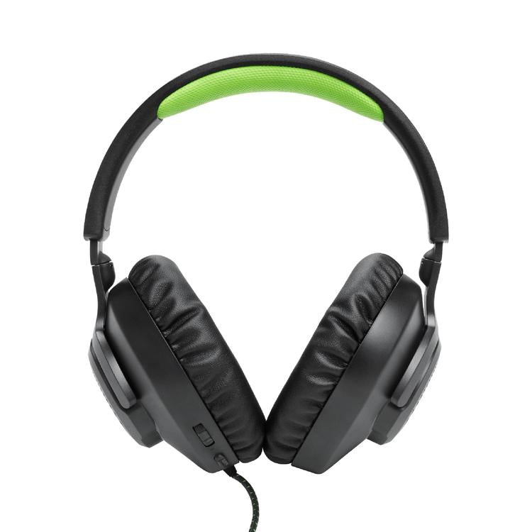 JBL Quantum 100X | Casque de jeu filaire circum-auriculaire - Pour Console X-box - Noir/Vert-SONXPLUS La Sarre
