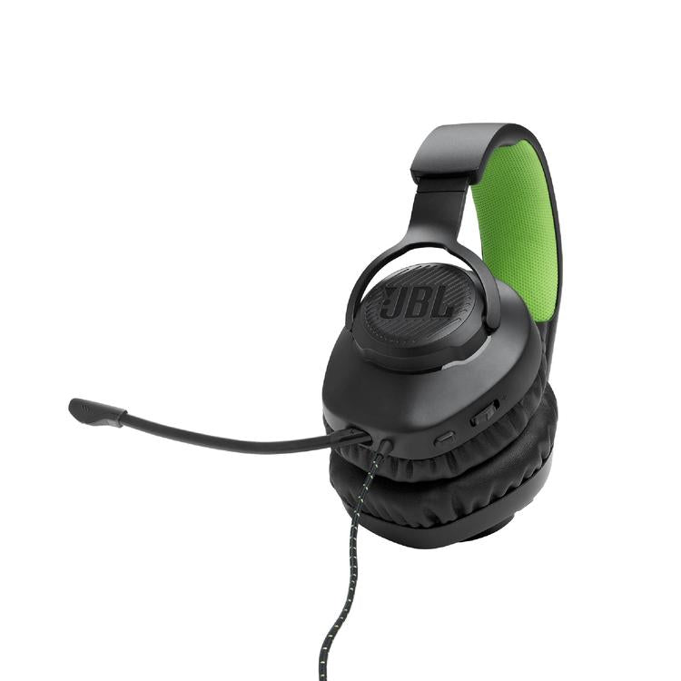 JBL Quantum 100X | Casque de jeu filaire circum-auriculaire - Pour Console X-box - Noir/Vert-SONXPLUS La Sarre